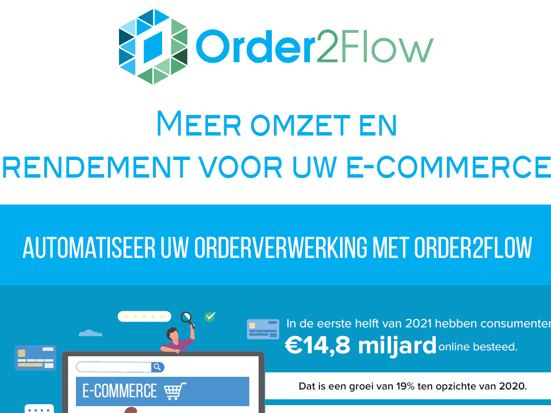 Download de infographic van Order2Flow