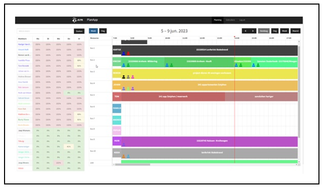 Planningsapplicatie